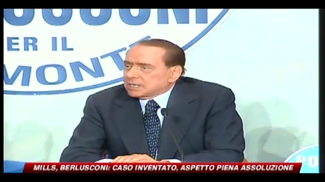 Caso Mills, Berlusconi: Voglio l'assoluzione