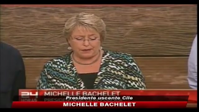 Cile, Michelle Bachelet: distribuzione gratuita di alimentari