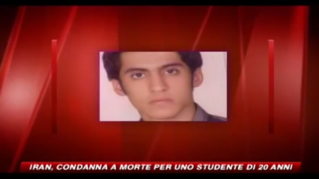 Iran, condanna a morte per uno studente di 20 anni