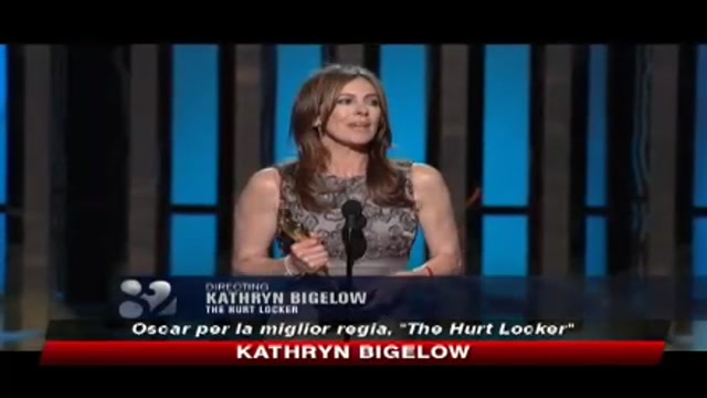 Kathryn Bigelow: dedico il premio agli uomini e alle donne in divisa