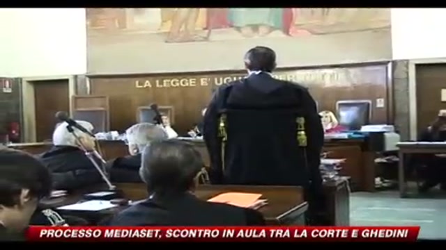 Processo Mediaset: scontro tra la corte e l'avvocato Ghedini