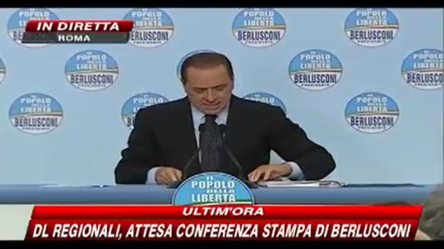 Conferenza Berlusconi - 1/a parte: troppe falsità sul Pdl