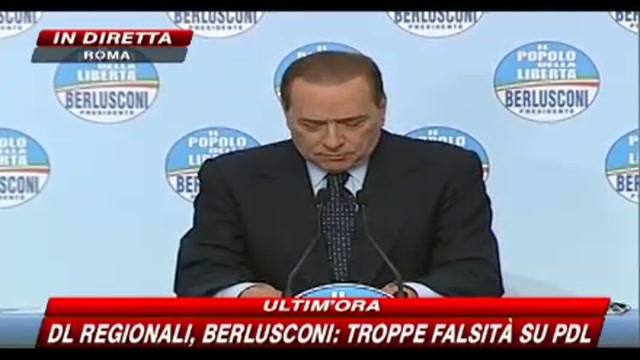 Conferenza Berlusconi – 2/a parte: la consegna delle liste