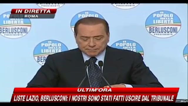 Conferenza Berlusconi – 4/a parte: colpa dei radicali e dei giudici