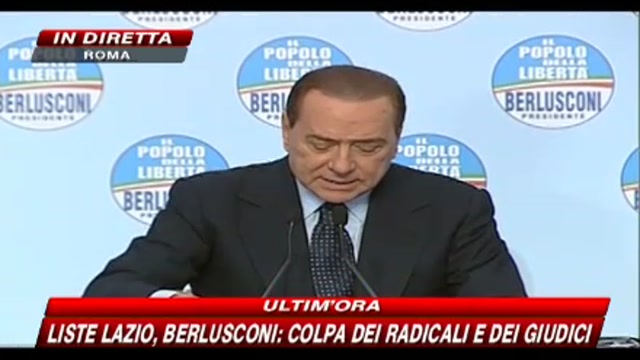 Conferenza Berlusconi – 5/a parte: una gazzarra inscenata dai radicali