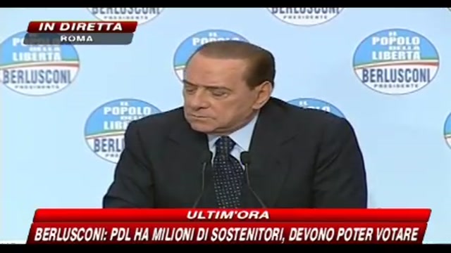 Conferenza Berlusconi – 10/a parte: nostri documenti erano completi