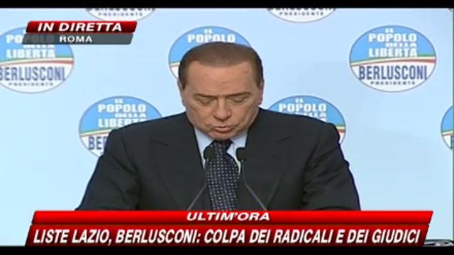 Conferenza Berlusconi – 6/a parte: false le ricostruzioni dei giornali
