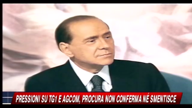 Intercettazioni, parla Berlusconi