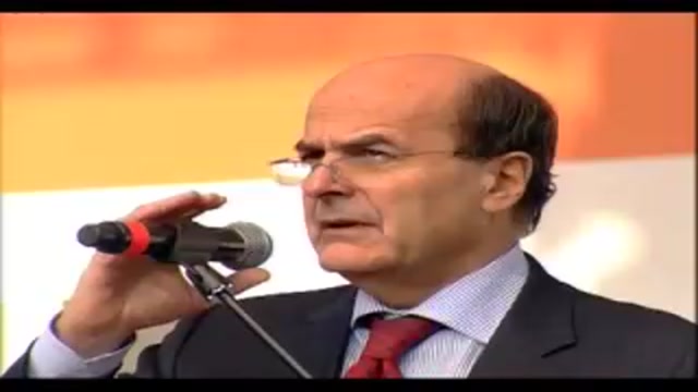 Il segretario del Pd Bersani (1/a parte)