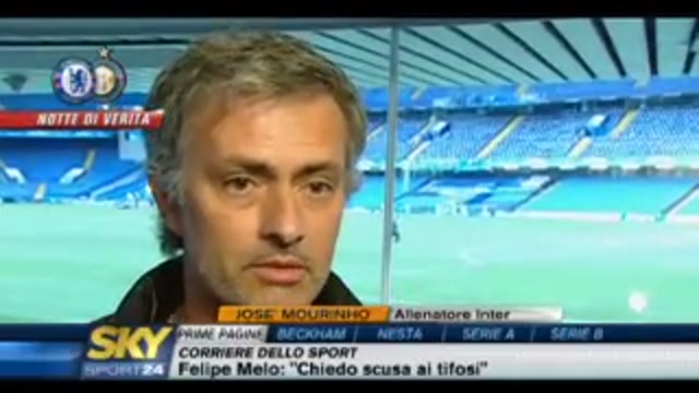 Notte di verità, Mourinho dice la sua