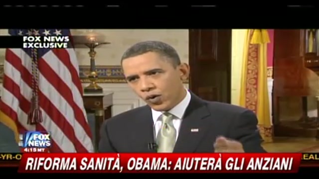Obama a Fox News, riforma sanitaria e medio oriente