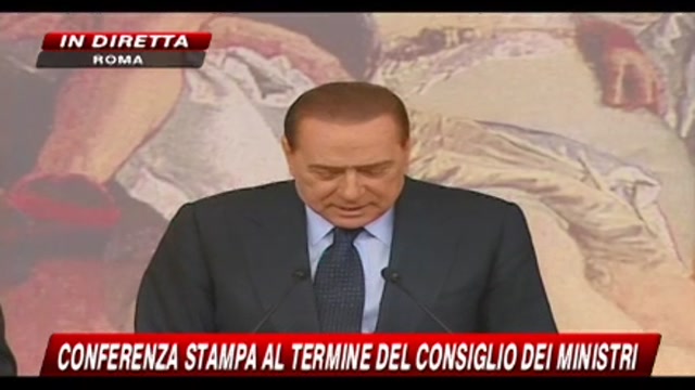 Conferenza, l'intervento di Berlusconi (1/a parte)