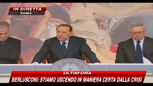 Conferenza, l'intervento di Berlusconi (2/a parte)