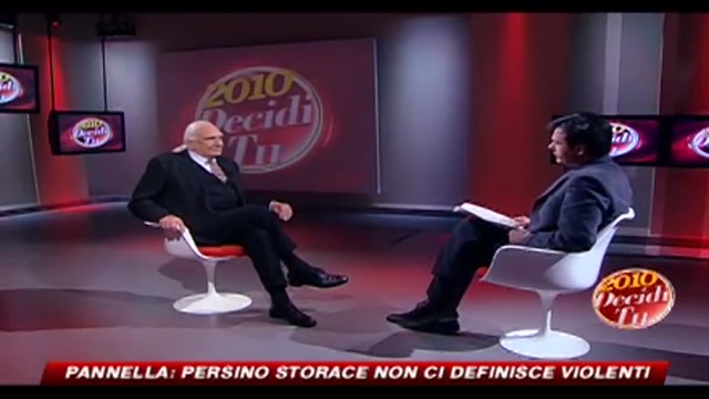 Elezioni 2010: intervista a Pannella (2/a parte)