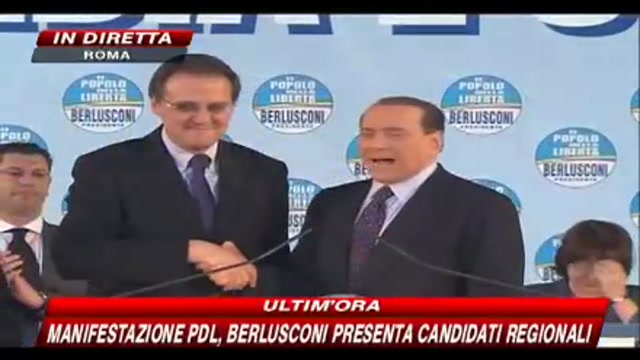 Berlusconi, il discorso in piazza San Giovanni (15a parte)