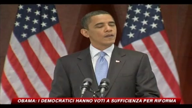 Obama: i democratici hanno voti a sufficienza per la riforma