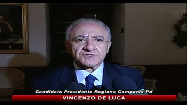 Intervista: Vincenzo De Luca Pd