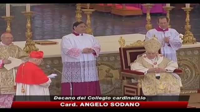 Cardinale Sodano al Papa: tutta la chiesa è con lei
