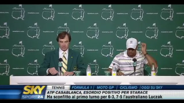 Conferenza stampa Tiger Woods (1/a parte)