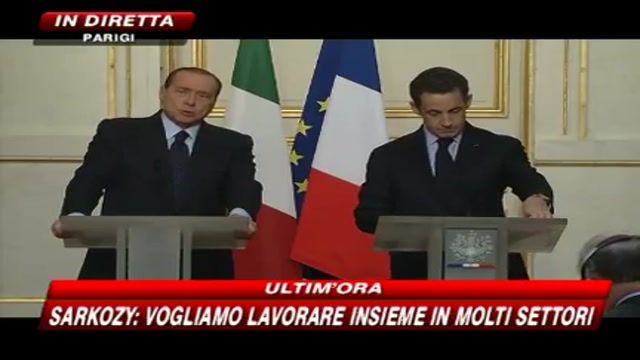 Conferenza Berlusconi-Sarkozy  (parte 2)