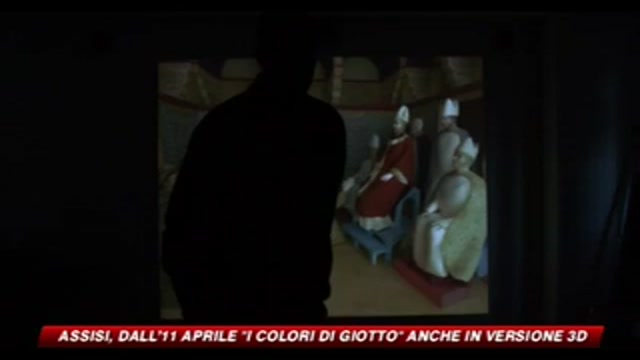 Assisi, dall'11 aprile I colori di Giotto anche in versione 3D