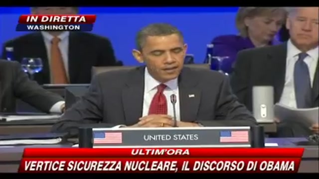 Vertice sicurezza nucleare, il discorso di Obama (1/a parte)