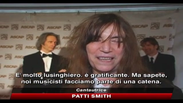 Patti Smith: onorata di essere considerata una leggenda