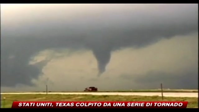 Stati Uniti, Texas, colpito da una serie di tornado