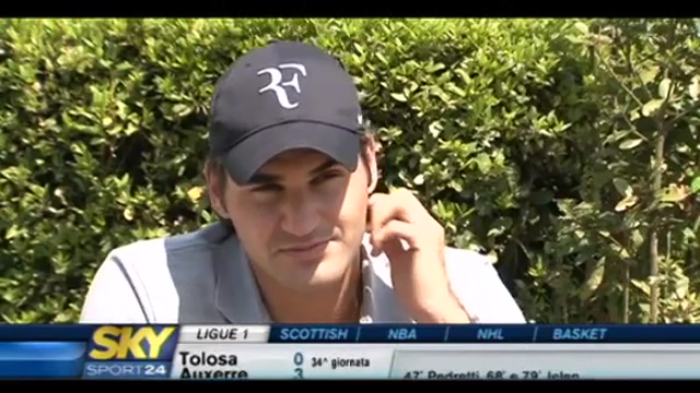 Roma, Federer: spero di trovare Rafa in semifinale