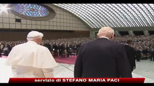 Napolitano al Papa: stiamo vivendo in tempi aspri e non facili