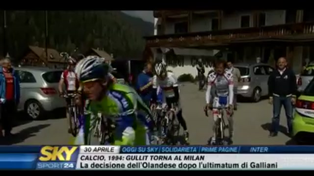 Ciclismo, prove generali di Giro