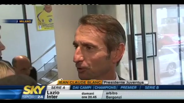 Jean Claude Blanc, presidente uscente Juventus