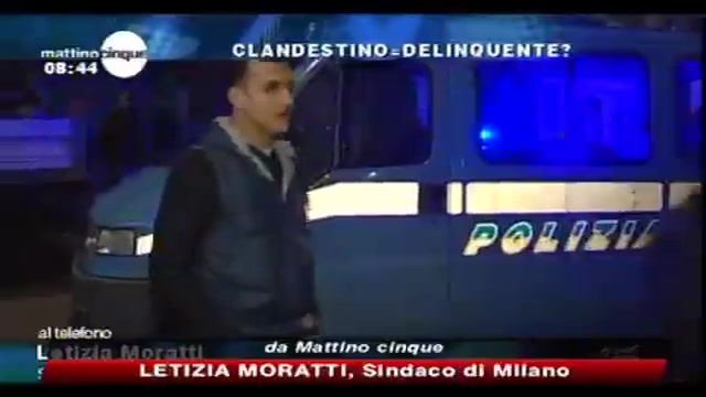 Moratti: a Milano 8 reati su 10 sono commessi da clandestini