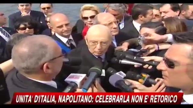 Unità d'Italia, Napolitano: celebrarla non è retorico
