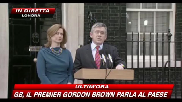 Gran Bretagna, Brown annuncia le dimissioni da primo ministro