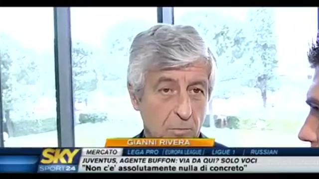 Gianni Rivera sulla stagione del Milan