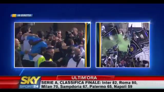 Scudetto, la gioia dell'Inter e l'amarezza della Roma