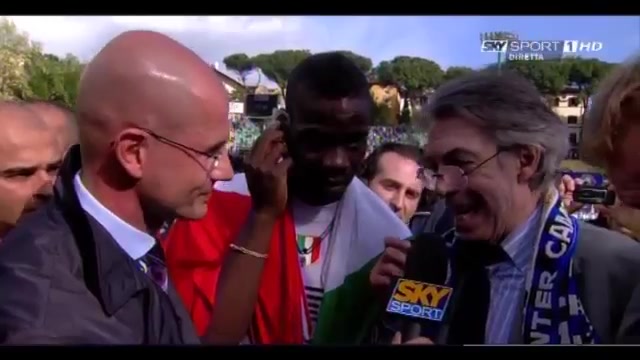 Scudetto 2010, Moratti e Balotelli (parte 1)