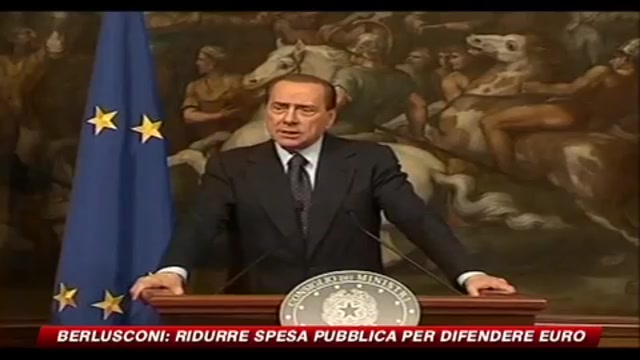 Conferenza stampa Berlusconi e Barroso