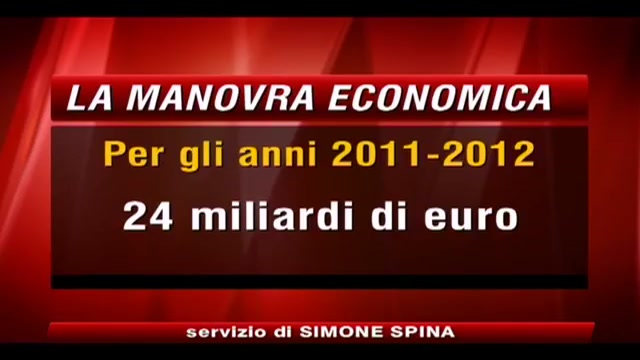 Conti Pubblici, manovra 2011-2012 da 24 miliardi di euro