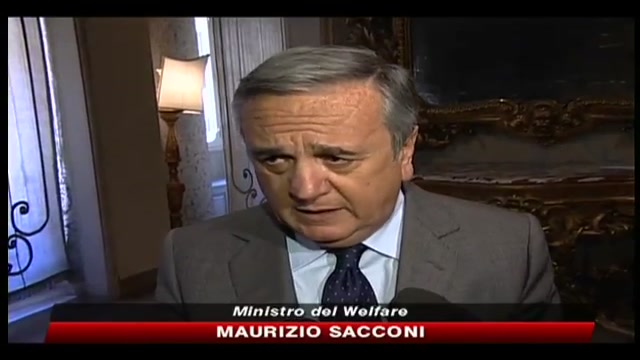 Manovra correttiva, Sacconi: C'è consenso sociale