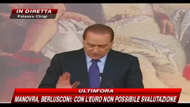 2- Manovra, la conferenza stampa di Berlusconi e Tremonti