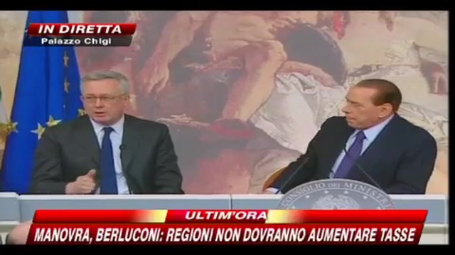 17- Manovra, la conferenza stampa di Berlusconi e Tremonti