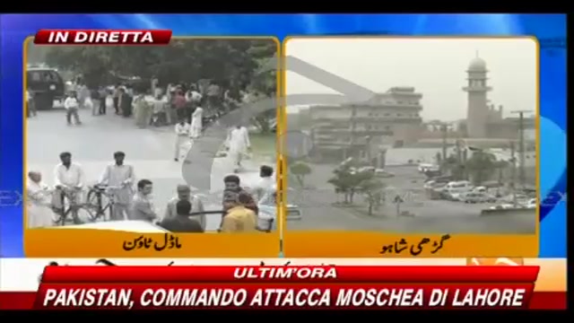 Pakistan, commando attacca moschea di Lahore - Le prime immagini
