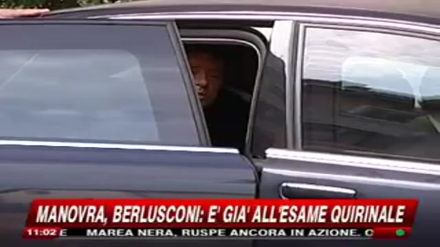 Manovra, Berlusconi: è già all'esame del Quirinale