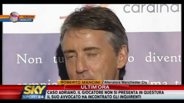 Manchester City, parla Mancini l'italiano