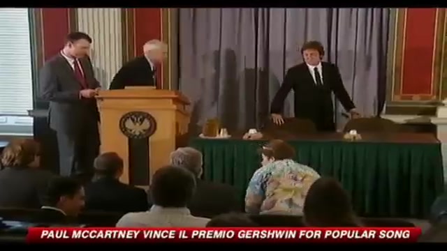 Paul McCartney vince il premio Gerschwin for popular song