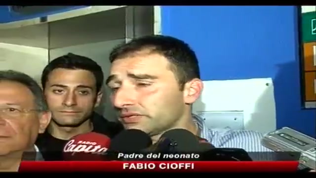 Neonato ritrovato, le parole del padre Fabio Cioffi