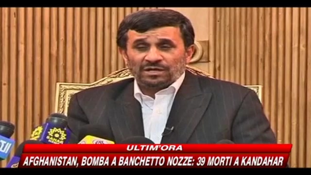 Ahmadinejad: sanzioni sono solo un fazzoletto sporco da buttare