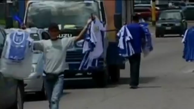 I tifosi dell'Honduras